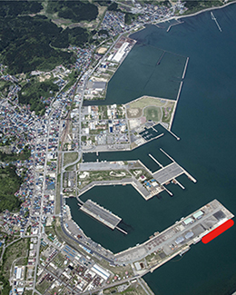 Port of Funagawa Aerial Photo