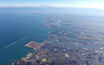 Port of Fushiki-Toyama Aerial Photo