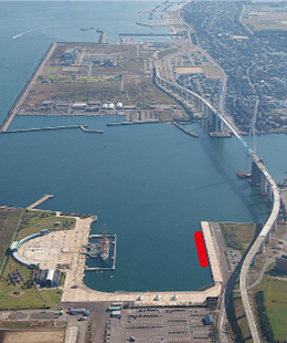 Port of Shinminato Aerial Photo