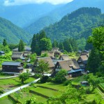 World Heritage Site, Historic Villages of Gokayama-Traditional Houses in the Gassho Style Photo