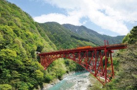 Kurobe Gorge Railways, “TOROKKO” Train Photo