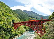 Travel in the deep mountain area, Kurobe Gorge, by the TOROKKO train Thumbnail Image