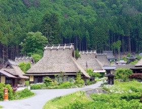 美山かやぶきの里写真