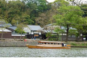 松江・堀川遊覧写真