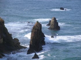 Byobu-iwa (Folding Screen Rock)Photo